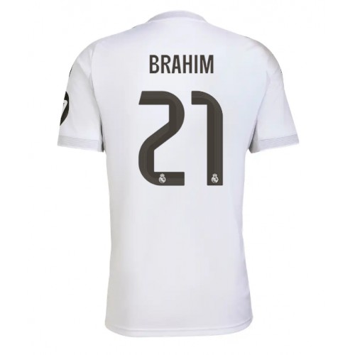 Real Madrid Brahim Diaz #21 Replica Home Stadium Shirt 2025-26 Short Sleeve Real Madrid Brahim Diaz #21 Replica Home Stadium Shirt 2025-26 Short Sleeve